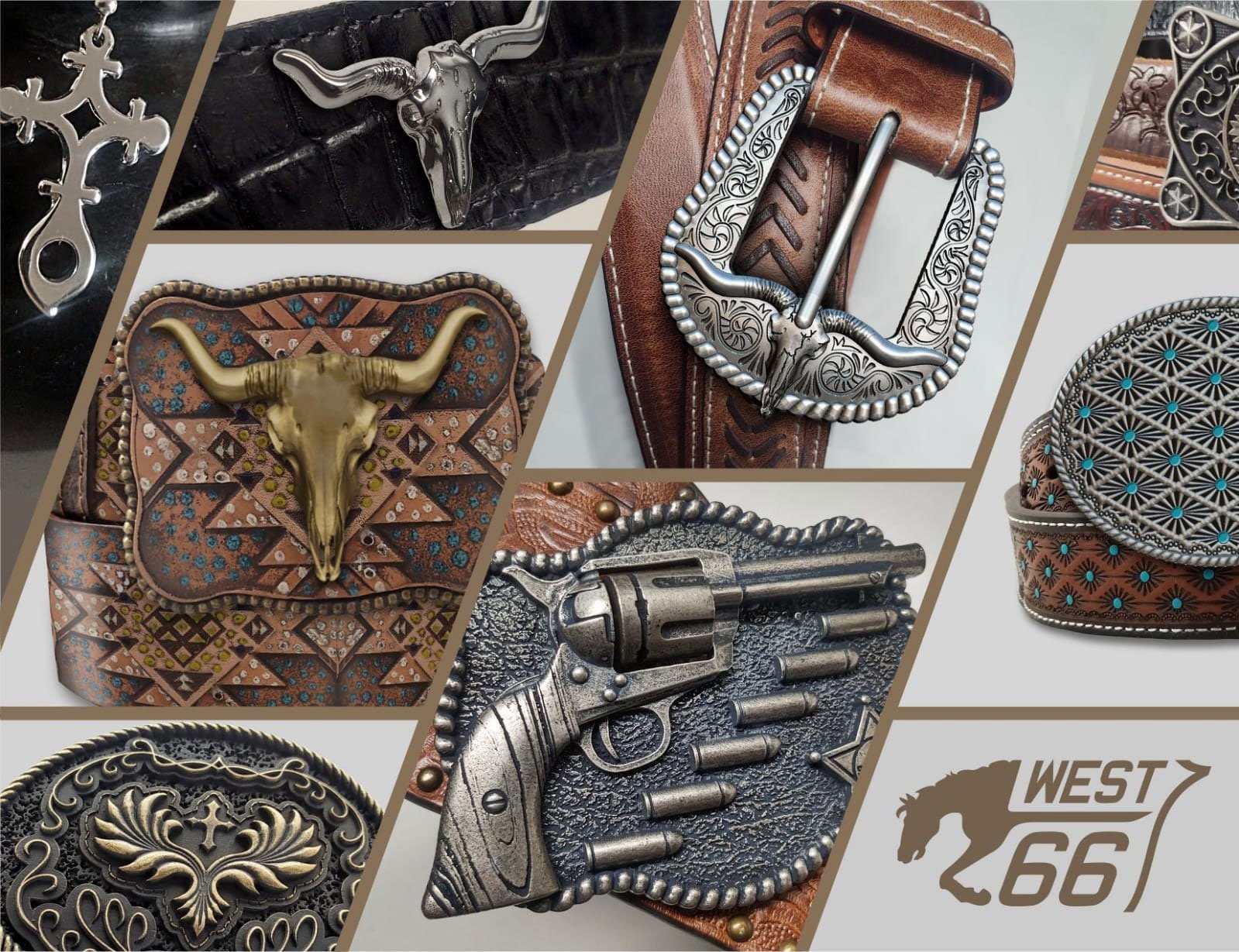 buckles, belts, conchos